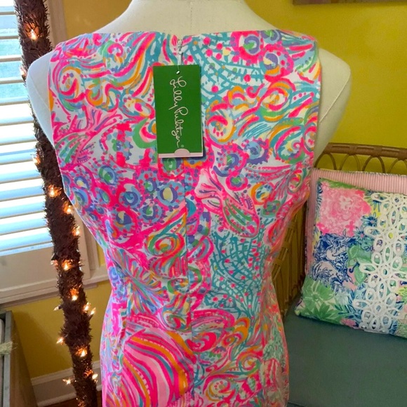 Lilly Pulitzer NWT Ryder Shift Dress Swiss Fish Size 4 Gorgeous! - Picture 9 of 9